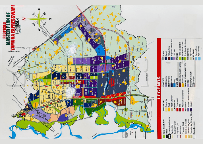 Yamuna Expressway Map